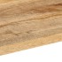 Mesa consola madera maciza de mango rugosa 110x35x76