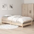 Cama apilable de madera pino maciza 100x200