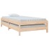 Cama apilable de madera pino maciza 100x200