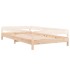 Cama apilable de madera pino maciza 100x200