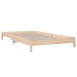 Cama apilable de madera pino maciza 100x200