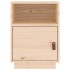 Mesitas de noche 2 uds madera maciza de pino 40x34x55