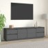 Mueble de TV madera maciza de pino gris 176x37x47,5