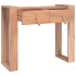 Mesa consola de madera maciza de teca 90x35x75