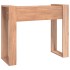 Mesa consola de madera maciza de teca 90x35x75