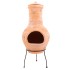 RedFire Chimenea Star Flower arcilla color paja