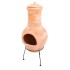 RedFire Chimenea Star Flower arcilla color paja