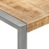 Mesa de centro madera de mango rugosa 140x140x40