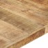 Mesa de centro madera de mango rugosa 140x140x40