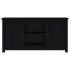 Mueble de TV de madera maciza de pino negro 103x36,5x52