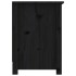 Mueble de TV de madera maciza de pino negro 103x36,5x52