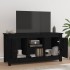 Mueble de TV de madera maciza de pino negro 103x36,5x52