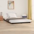 Estructura de cama de madera maciza de pino negro 140x190