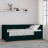 Sofá cama de madera maciza de pino negro 80x200