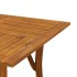 Mesa de jardín madera maciza de acacia 150x90x75