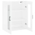 Armario de pared blanco brillante 69,5x34x90