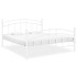 Estructura de cama de metal blanco 200x200