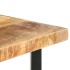 Mesa de bar madera maciza de mango rugosa 120x58x107