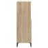 Aparador alto madera contrachapada color roble 60x36x110