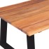 vidaXl Mesa de centro madera de acacia maciza 110x60x40