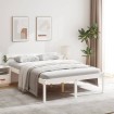 Cama para personas mayores madera maciza de pino 135x190 cm