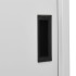 Armario oficina puerta corredera acero gris claro 90x40x180