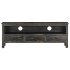 Mueble para TV de madera maciza de mango negro 120x30x45