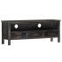 Mueble para TV de madera maciza de mango negro 120x30x45