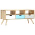 Mueble para TV de madera maciza de mango 110x35x48