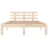 Estructura de cama madera maciza 120x200