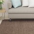 Alfombra de sisal natural marrón 80x350