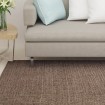 Alfombra de sisal natural marrón 80x350 cm