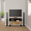 Mueble de TV madera maciza reciclada 70x33x46 cm