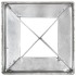 Picas de tierra 12 uds acero galvanizado plateado 10x10x76