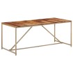 Mesa de comedor de madera maciza de sheesham 180x90x76 cm