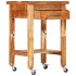 Carrito de cocina madera maciza de acacia 55x55x89