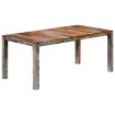 Mesa de comedor de madera maciza de sheesham gris 180x90x76 cm