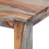 Mesa de comedor de madera maciza de sheesham gris 180x90x76