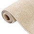 Alfombra de pelo corto beige 240x340