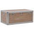 Caja de almacenaje madera maciza abeto marrón 91x52x40