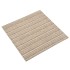 Baldosas de suelo de moqueta 20 uds 5 m² 50x50 cm beige