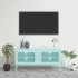 Mueble para TV de acero verde menta 105x35x50