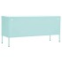 Mueble para TV de acero verde menta 105x35x50