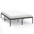 Estructura de cama de metal negro 120x200