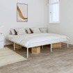 Estructura de cama de metal blanco 180x200 cm