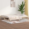 Sofá cama extraíble madera maciza de pino 2x(90x190) cm