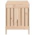 Caja de almacenaje jardín madera maciza de pino 76x42,5x54