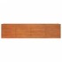 Arriate oxidado de acero corten 320x80x77