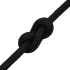 Cuerda de barco polipropileno negro intenso 16 mm 250