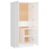 Armario madera contrachapada blanco brillante 82,5x51,5x180